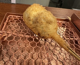 Dinner at kushikatsu daibon (串かつ だいぼん)