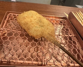 Dinner at kushikatsu daibon (串かつ だいぼん)