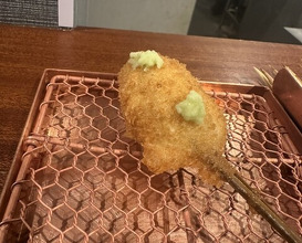 Dinner at kushikatsu daibon (串かつ だいぼん)