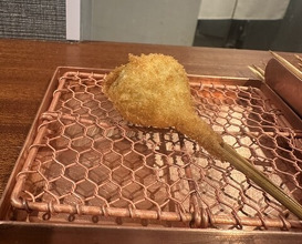 Dinner at kushikatsu daibon (串かつ だいぼん)