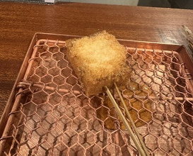Dinner at kushikatsu daibon (串かつ だいぼん)