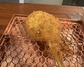 Dinner at kushikatsu daibon (串かつ だいぼん)