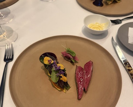 Dinner at ESqUISSE (エスキス)