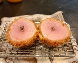 Dinner at Tonkatsu Fujii (とんかつ ふじ井)
