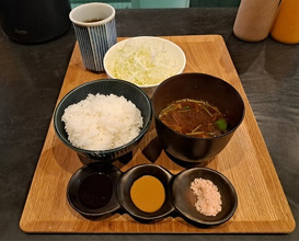 Dinner at Tonkatsu Fujii (とんかつ ふじ井)