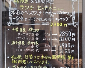 Dinner at Tonkatsu Fujii (とんかつ ふじ井)