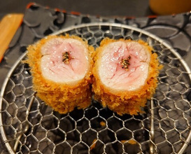 Dinner at Tonkatsu Fujii (とんかつ ふじ井)