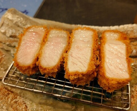 Dinner at Tonkatsu Fujii (とんかつ ふじ井)