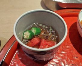 Dinner at Tempura Fukamachi (てんぷら 深町)
