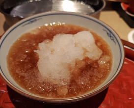 Dinner at Tempura Fukamachi (てんぷら 深町)