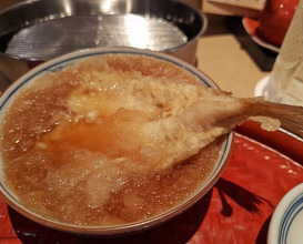 Dinner at Tempura Fukamachi (てんぷら 深町)