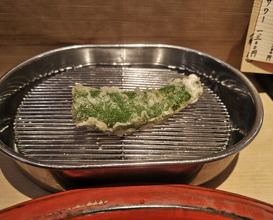 Dinner at Tempura Fukamachi (てんぷら 深町)