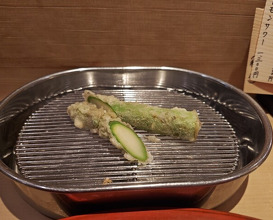 Dinner at Tempura Fukamachi (てんぷら 深町)