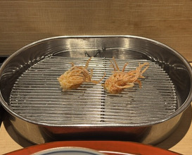 Dinner at Tempura Fukamachi (てんぷら 深町)