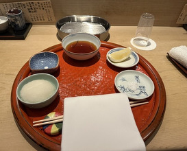 Dinner at Tempura Fukamachi (てんぷら 深町)