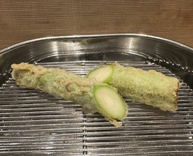 Dinner at Tempura Fukamachi (てんぷら 深町)
