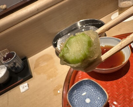 Dinner at Tempura Fukamachi (てんぷら 深町)