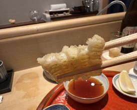 Dinner at Tempura Fukamachi (てんぷら 深町)