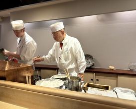 Dinner at Tempura Fukamachi (てんぷら 深町)