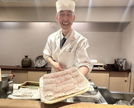 Dinner at Tempura Fukamachi (てんぷら 深町)