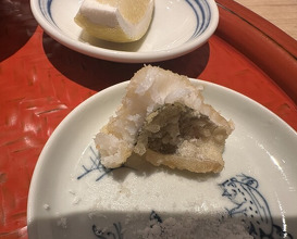 Dinner at Tempura Fukamachi (てんぷら 深町)