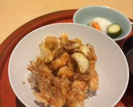 Dinner at Tempura Fukamachi (てんぷら 深町)