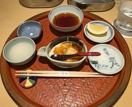 Dinner at Tempura Fukamachi (てんぷら 深町)
