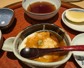 Dinner at Tempura Fukamachi (てんぷら 深町)