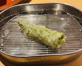 Dinner at Tempura Fukamachi (てんぷら 深町)