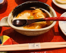 Dinner at Tempura Fukamachi (てんぷら 深町)
