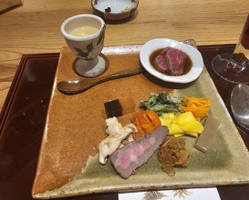 Dinner at Niku Ryori Fukunaga (肉料理ふくなが)
