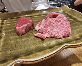 Dinner at Niku Ryori Fukunaga (肉料理ふくなが)