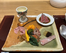 Dinner at Niku Ryori Fukunaga (肉料理ふくなが)