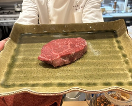 Dinner at Niku Ryori Fukunaga (肉料理ふくなが)