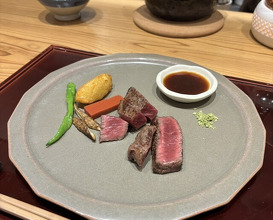 Dinner at Niku Ryori Fukunaga (肉料理ふくなが)
