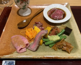 Dinner at Niku Ryori Fukunaga (肉料理ふくなが)