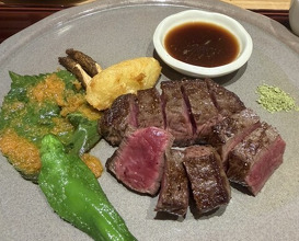 Dinner at Niku Ryori Fukunaga (肉料理ふくなが)