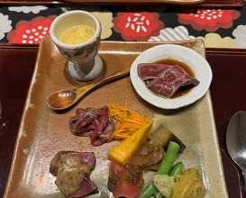 Dinner at Niku Ryori Fukunaga (肉料理ふくなが)
