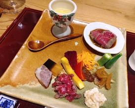 Dinner at Niku Ryori Fukunaga (肉料理ふくなが)