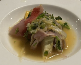 Dinner at gucite (グシテ)