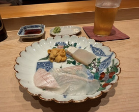 Dinner at Sushi Hashimoto
