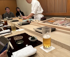 Dinner at Sushi Hidetaka (寿し ひでたか)