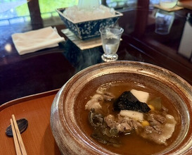 Dinner at Hirasanso