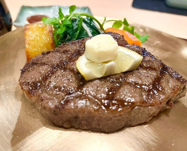 Dinner at Steak House Kitchen Ribbon (ステーキハウス キッチンリボン)