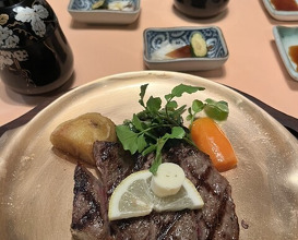 Dinner at Steak House Kitchen Ribbon (ステーキハウス キッチンリボン)