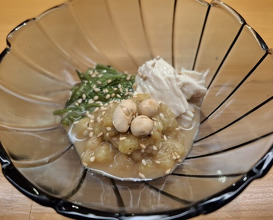 Dinner at Takanobashi Kiyotan (鷹ノ橋　清耽)