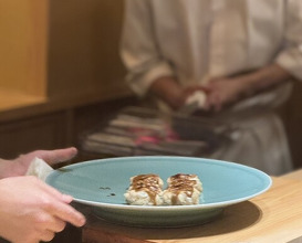 Dinner at Kurumasushi