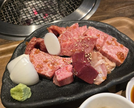 Dinner at Sumibi Yakiniku Kyuu (炭火焼肉 久)