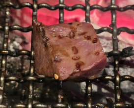 Dinner at Sumibi Yakiniku Kyuu (炭火焼肉 久)