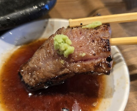 Dinner at Sumibi Yakiniku Kyuu (炭火焼肉 久)
